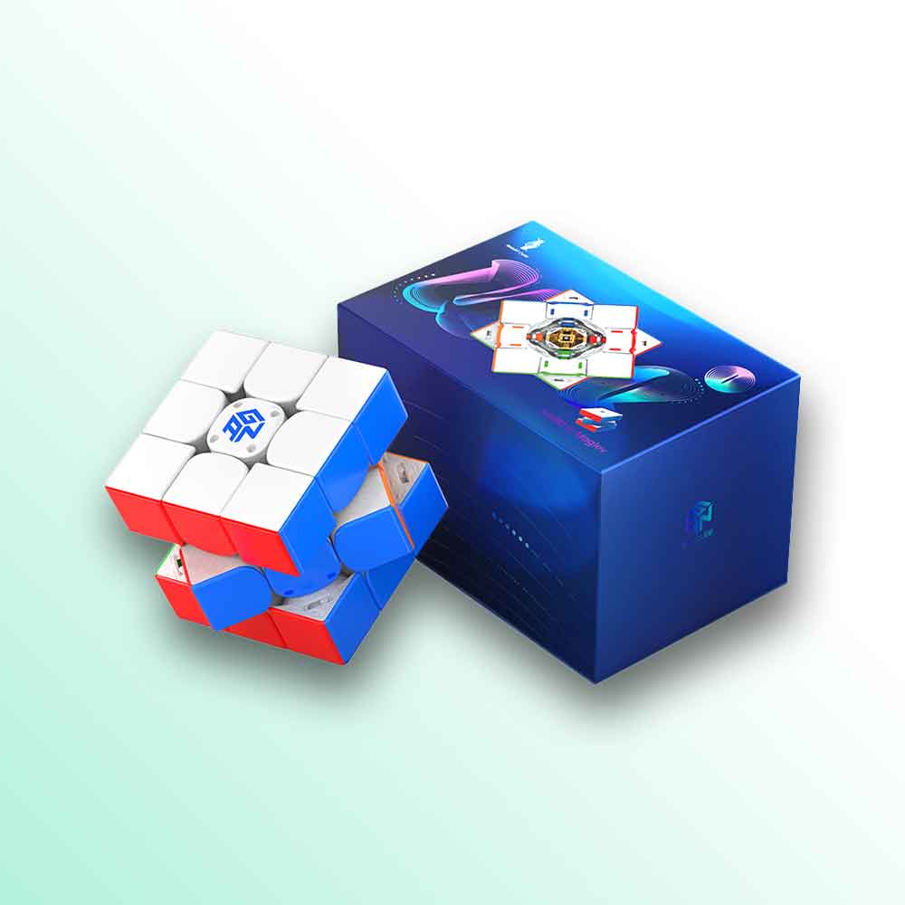 GAN12 Ui Maglev Cube Intelligent 3x3 Avec GAN PowerPod - Cube De Vitesse Magnétique Connecté Bluetooth Pour Entraînement IA