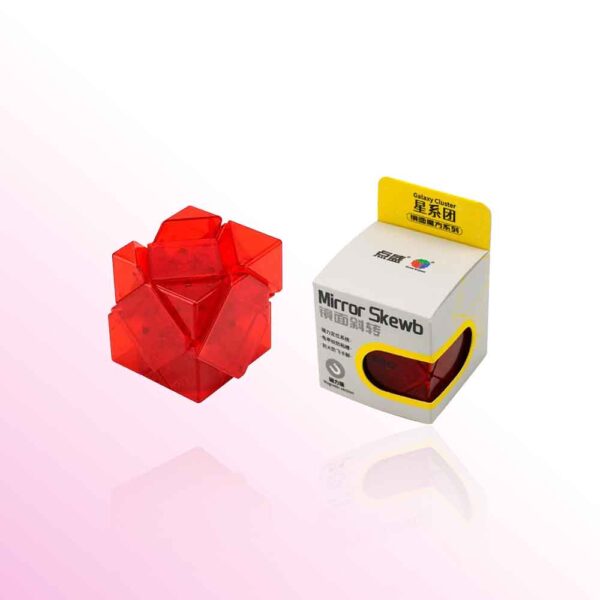 Mirror Skewb Magnétic Rojo