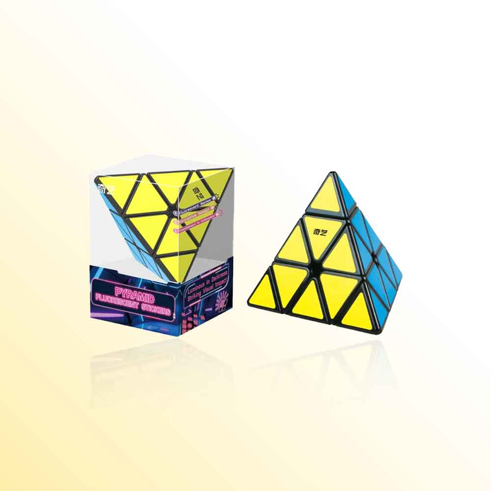 QiYi Pyraminx stickers Fluorescentes - KrazyCubes Bolivia