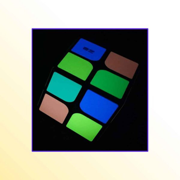 QiYi 2x2 stickers Fluorescentes