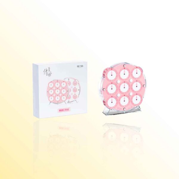 Qiyi Clock Magnético Rosado